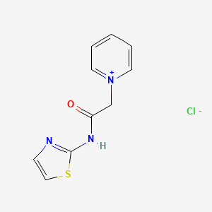 molecular formula C10H10ClN3OS B5212339 1-[2-oxo-2-(1,3-thiazol-2-ylamino)ethyl]pyridinium chloride 