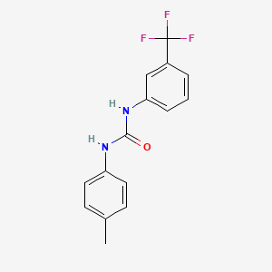 molecular formula C15H13F3N2O B5212416 N-(4-methylphenyl)-N'-[3-(trifluoromethyl)phenyl]urea 