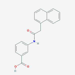 molecular formula C19H15NO3 B5212463 3-[(1-naphthylacetyl)amino]benzoic acid 