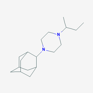 molecular formula C18H32N2 B5212535 1-(2-adamantyl)-4-sec-butylpiperazine 
