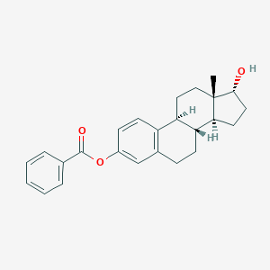 molecular formula C25H28O3 B052126 alpha-Estradiol 3-benzoate CAS No. 6045-53-0