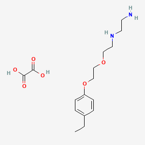 molecular formula C16H26N2O6 B5212616 N-{2-[2-(4-ethylphenoxy)ethoxy]ethyl}-1,2-ethanediamine oxalate 