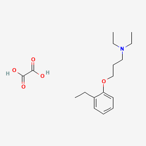 molecular formula C17H27NO5 B5212836 N,N-diethyl-3-(2-ethylphenoxy)-1-propanamine oxalate 