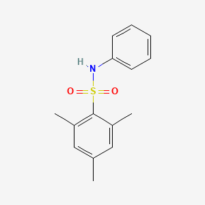 molecular formula C15H17NO2S B5212888 2,4,6-三甲基-N-苯基苯磺酰胺 CAS No. 25116-87-4