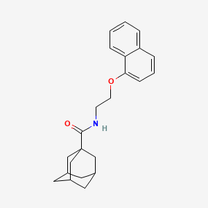 molecular formula C23H27NO2 B5213098 N-[2-(1-naphthyloxy)ethyl]-1-adamantanecarboxamide 
