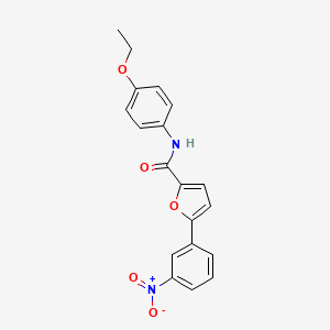 N-(4-ethoxyphenyl)-5-(3-nitrophenyl)-2-furamide