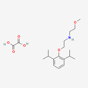 [2-(2,6-diisopropylphenoxy)ethyl](2-methoxyethyl)amine oxalate
