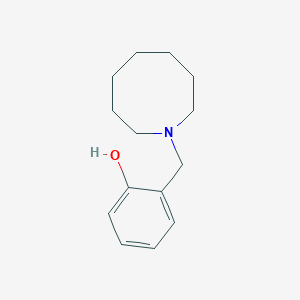 molecular formula C14H21NO B5213317 2-(1-azocanylmethyl)phenol 