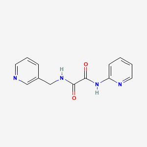 molecular formula C13H12N4O2 B5213323 N-2-pyridinyl-N'-(3-pyridinylmethyl)ethanediamide 