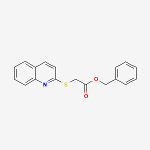 benzyl (2-quinolinylthio)acetate
