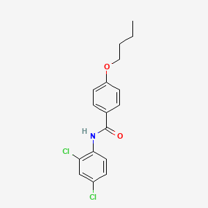 molecular formula C17H17Cl2NO2 B5213812 4-butoxy-N-(2,4-dichlorophenyl)benzamide 