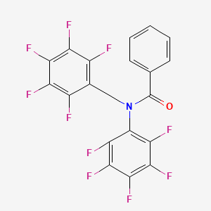 molecular formula C20H7F10NO B5213822 N-(pentafluorobenzyl)-N-(pentafluorophenyl)benzamide 