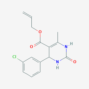 allyl 4-(3-chlorophenyl)-6-methyl-2-oxo-1,2,3,4-tetrahydro-5-pyrimidinecarboxylate