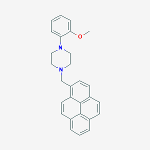 molecular formula C28H26N2O B5214274 1-(2-methoxyphenyl)-4-(1-pyrenylmethyl)piperazine 
