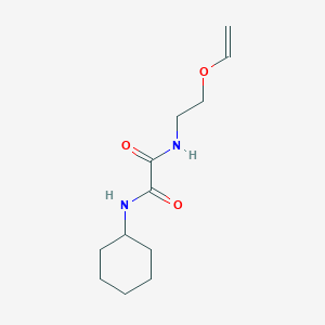 molecular formula C12H20N2O3 B5214409 N-cyclohexyl-N'-[2-(vinyloxy)ethyl]ethanediamide 