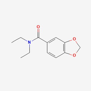 molecular formula C12H15NO3 B5214425 N,N-diethyl-1,3-benzodioxole-5-carboxamide CAS No. 15777-86-3