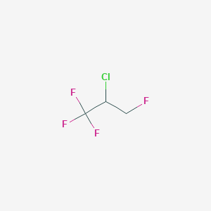 molecular formula C3H3ClF4 B052146 2-Chloro-1,1,1,3-tetrafluoropropane CAS No. 117970-90-8