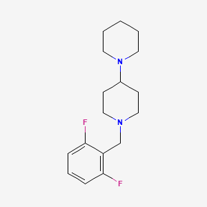 molecular formula C17H24F2N2 B5214620 1'-(2,6-difluorobenzyl)-1,4'-bipiperidine 