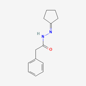 molecular formula C13H16N2O B5214677 N'-cyclopentylidene-2-phenylacetohydrazide CAS No. 7150-42-7