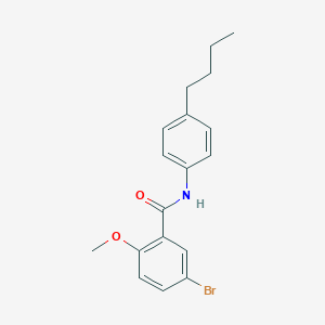 molecular formula C18H20BrNO2 B5214775 5-bromo-N-(4-butylphenyl)-2-methoxybenzamide 