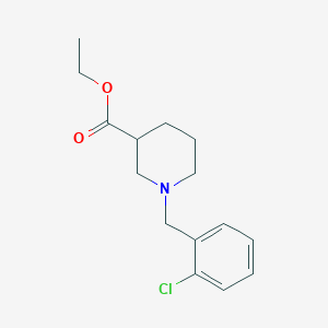molecular formula C15H20ClNO2 B5214878 ethyl 1-(2-chlorobenzyl)-3-piperidinecarboxylate 