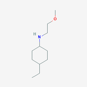 molecular formula C11H23NO B5215075 (4-ethylcyclohexyl)(2-methoxyethyl)amine 