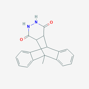1-methyl-4,5-diazapentacyclo[6.6.6.0~2,7~.0~9,14~.0~15,20~]icosa-9,11,13,15,17,19-hexaene-3,6-dione