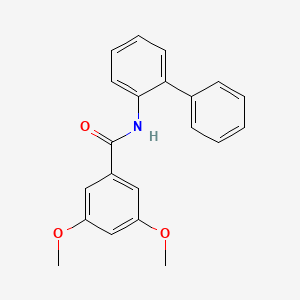 molecular formula C21H19NO3 B5215298 N-2-biphenylyl-3,5-dimethoxybenzamide 