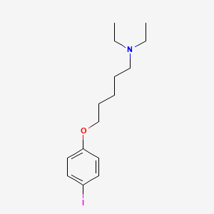 molecular formula C15H24INO B5215352 N,N-diethyl-5-(4-iodophenoxy)-1-pentanamine 