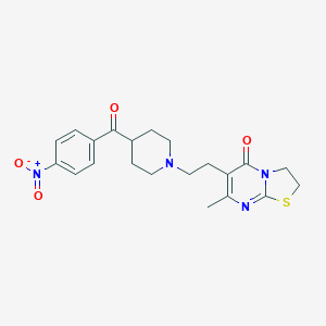 molecular formula C21H24N4O4S B052155 Nitrosetoperone CAS No. 113981-16-1