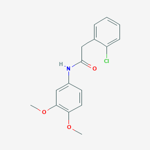 molecular formula C16H16ClNO3 B5215607 2-(2-chlorophenyl)-N-(3,4-dimethoxyphenyl)acetamide 
