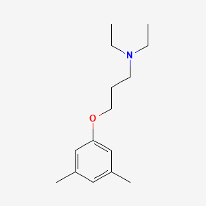 molecular formula C15H25NO B5215613 3-(3,5-dimethylphenoxy)-N,N-diethyl-1-propanamine 