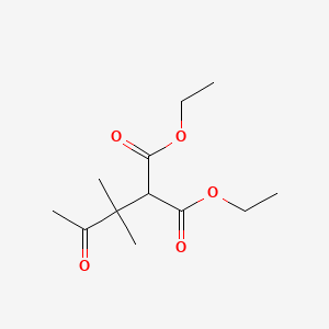 molecular formula C12H20O5 B5215680 diethyl (1,1-dimethyl-2-oxopropyl)malonate 