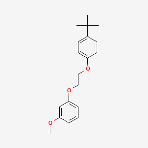 molecular formula C19H24O3 B5215698 1-[2-(4-tert-butylphenoxy)ethoxy]-3-methoxybenzene 