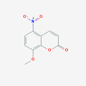 molecular formula C10H7NO5 B5215736 8-methoxy-5-nitro-2H-chromen-2-one CAS No. 57585-53-2
