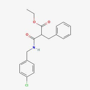 molecular formula C19H20ClNO3 B5215797 ethyl 2-benzyl-3-[(4-chlorobenzyl)amino]-3-oxopropanoate 