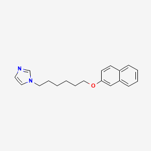 molecular formula C19H22N2O B5216024 1-[6-(2-naphthyloxy)hexyl]-1H-imidazole 