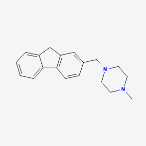 molecular formula C19H22N2 B5216082 1-(9H-fluoren-2-ylmethyl)-4-methylpiperazine 