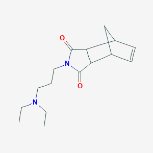 molecular formula C16H24N2O2 B5216104 4-[3-(diethylamino)propyl]-4-azatricyclo[5.2.1.0~2,6~]dec-8-ene-3,5-dione 