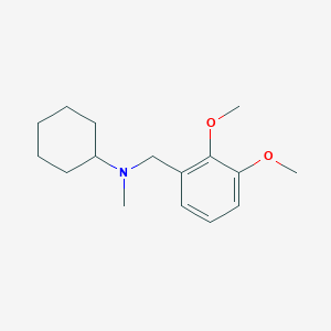 molecular formula C16H25NO2 B5216119 N-(2,3-dimethoxybenzyl)-N-methylcyclohexanamine 