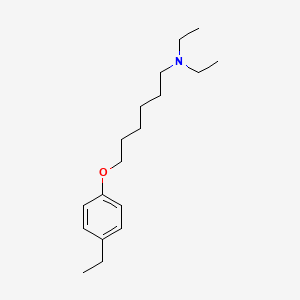 molecular formula C18H31NO B5216207 N,N-diethyl-6-(4-ethylphenoxy)-1-hexanamine 