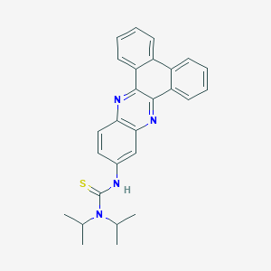 molecular formula C27H26N4S B5216372 N'-dibenzo[a,c]phenazin-11-yl-N,N-diisopropylthiourea 