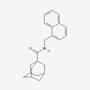 molecular formula C22H25NO B5216502 N-(1-naphthylmethyl)-1-adamantanecarboxamide 