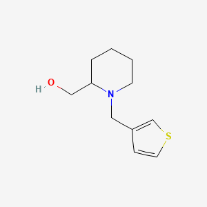 molecular formula C11H17NOS B5216588 [1-(3-thienylmethyl)-2-piperidinyl]methanol 