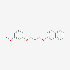 molecular formula C20H20O3 B5216733 2-[3-(3-methoxyphenoxy)propoxy]naphthalene 