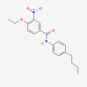 molecular formula C19H22N2O4 B5216751 N-(4-butylphenyl)-4-ethoxy-3-nitrobenzamide 