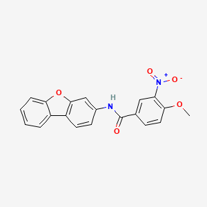 molecular formula C20H14N2O5 B5216903 N-dibenzo[b,d]furan-3-yl-4-methoxy-3-nitrobenzamide 