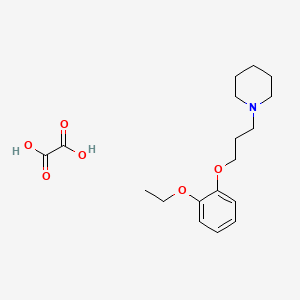 molecular formula C18H27NO6 B5216969 1-[3-(2-ethoxyphenoxy)propyl]piperidine oxalate 