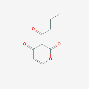 molecular formula C10H12O4 B5216973 3-butyryl-6-methyl-2H-pyran-2,4(3H)-dione 