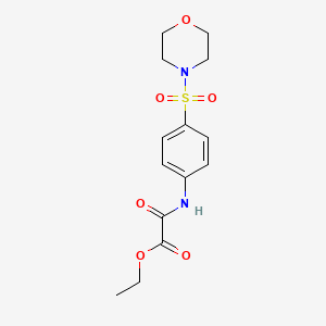 ethyl {[4-(4-morpholinylsulfonyl)phenyl]amino}(oxo)acetate